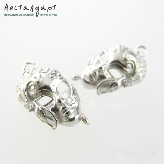 Коннектор Venetian Sterling Silver 19х11 мм, изображение 4