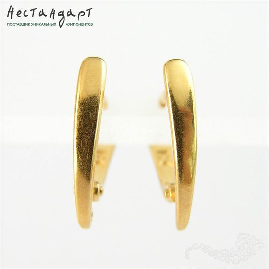 Швензы Surf Vermeil Sterling Silver 16х2,5 мм (пара), изображение 4