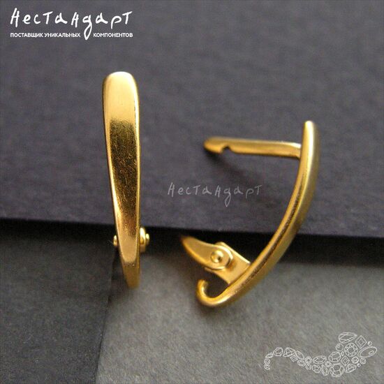 Швензы Surf Vermeil Sterling Silver 16х2,5 мм (пара), изображение 5