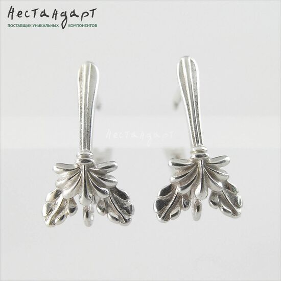 Швензы Oak Sterling Silver 17х9 мм (пара), изображение 2