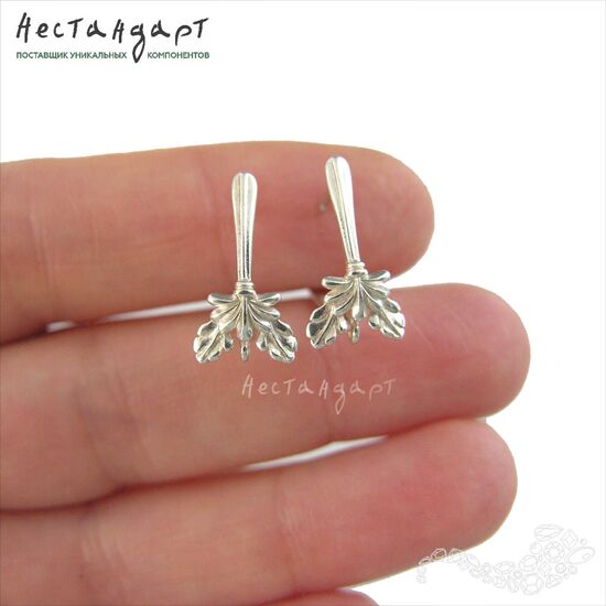 Швензы Oak Sterling Silver 17х9 мм (пара), изображение 3