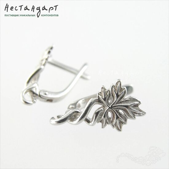 Швензы Maple Sterling Silver 19х10 мм (пара), изображение 4