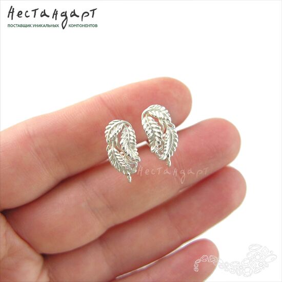 Швензы Garland Sterling Silver 16х7,5 мм (пара), изображение 2