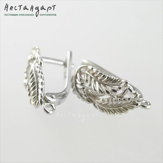 Швензы Garland Sterling Silver 16х7,5 мм (пара), изображение 4