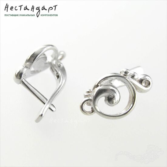 Швензы Music Sterling Silver 13х7,5 мм (пара), изображение 4