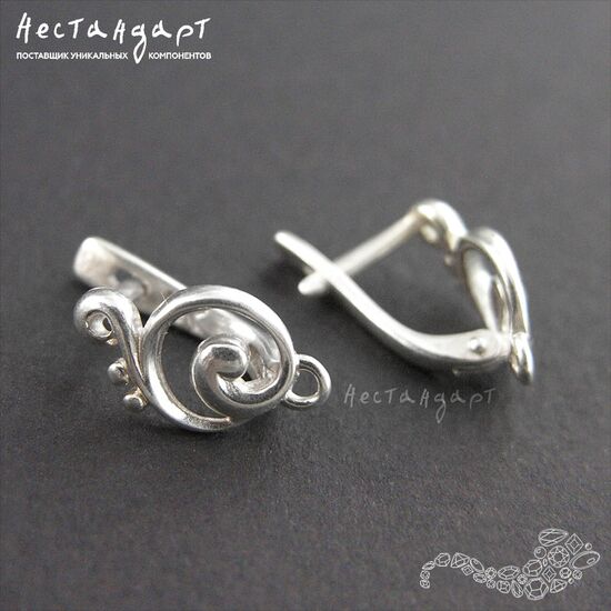 Швензы Music Sterling Silver 13х7,5 мм (пара), изображение 5