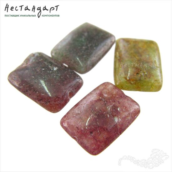 Кварцит натуральный Rectangle 20-21х15-16 мм, изображение 4