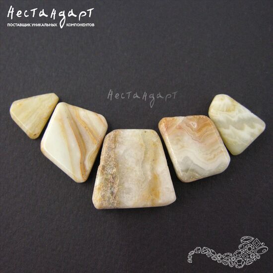 Кальцит натуральный Geometric 12-20х17-21 мм (уп. 5 шт.), изображение 7