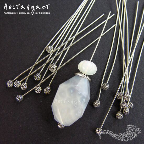 Декоративный пин Dandelion Sterling Silver 53x0,5 мм, изображение 2