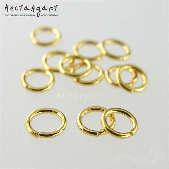 Кольцо соединительное разъемное Vermeil Sterling Silver 5х0,8 мм