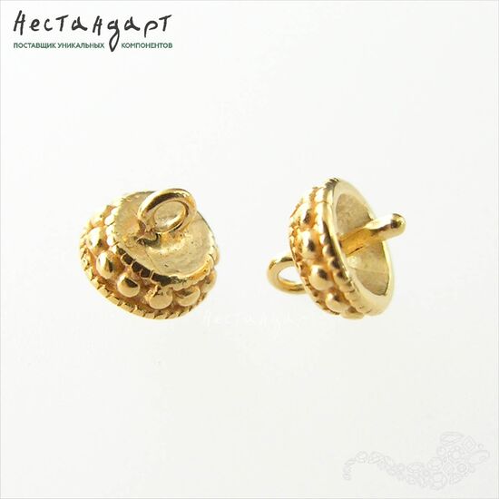 Концевик со штифтом Grain Vermeil Sterling Silver 5 мм, изображение 5