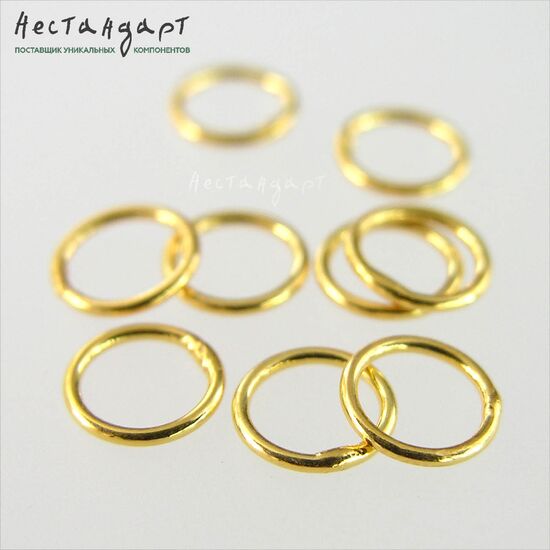 Кольцо соединительное паяное Vermeil Sterling Silver 7х1мм