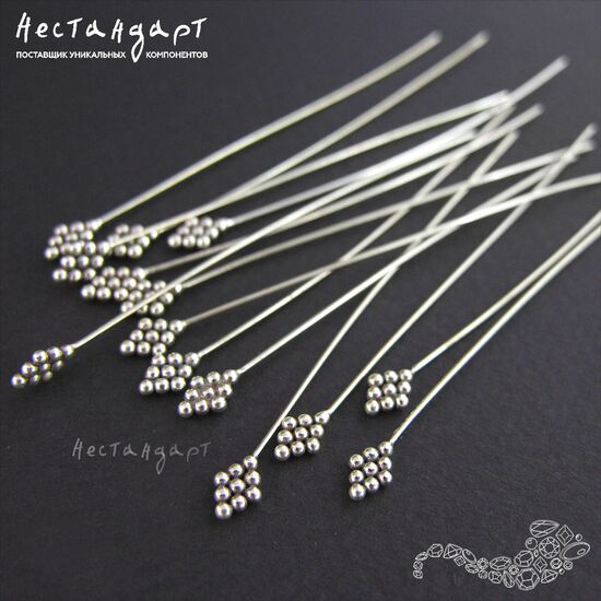 Декоративный пин Lance Sterling Silver 67х0,6 мм, изображение 3