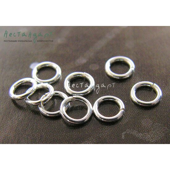 Кольцо разъемное Sterling Silver 5х0,8 мм