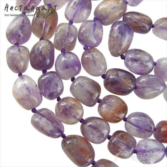 Аметист натуральный с включениями Pebbles 12-18 мм (уп. 5 шт.), изображение 6