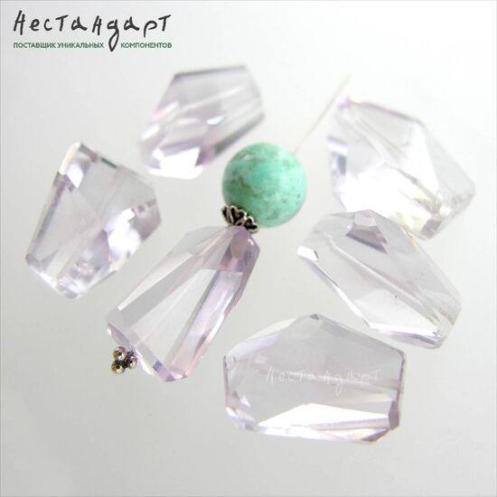 Аметист розовый натуральный Cut Desired 16-21 мм, изображение 4