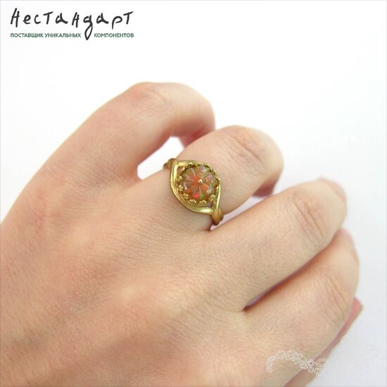 Основа для кольца с сеттингом JBB Gold Plated 8 мм, изображение 5