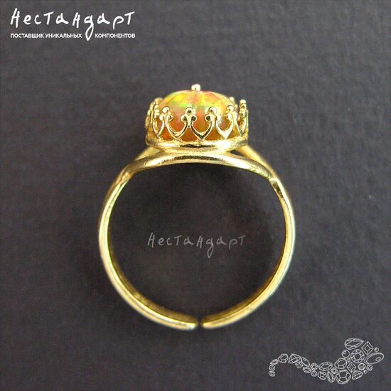 Основа для кольца с сеттингом JBB Gold Plated 8 мм, изображение 6