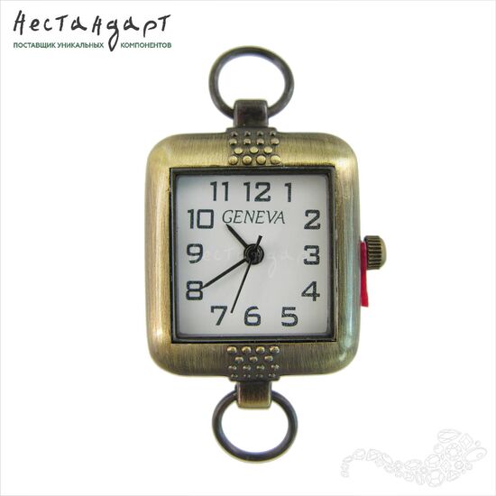 Основа для изготовления часов Geneva AG-6 White Bronze 24x21 мм