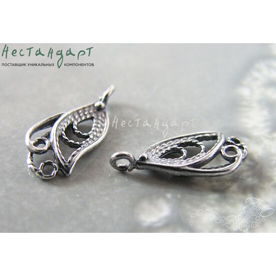 Подвеска Elegant Silver Plated 16,5х7 мм, изображение 4
