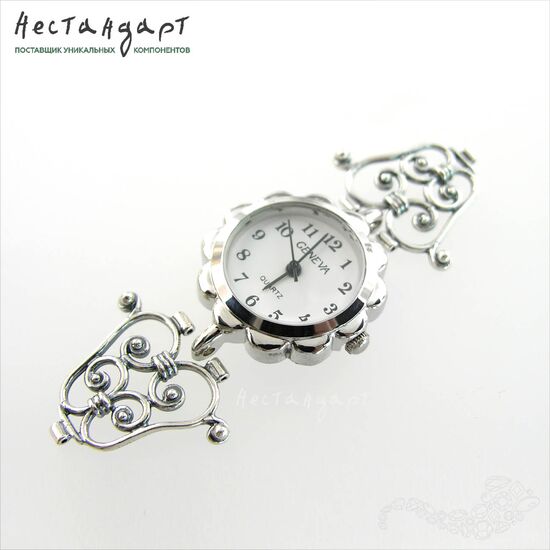 Коннектор Ornament Silver Plated 23х25 мм, изображение 5