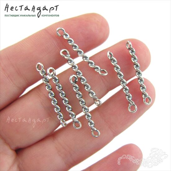 Коннектор Flexure Silver Plated 26х2 мм, изображение 3