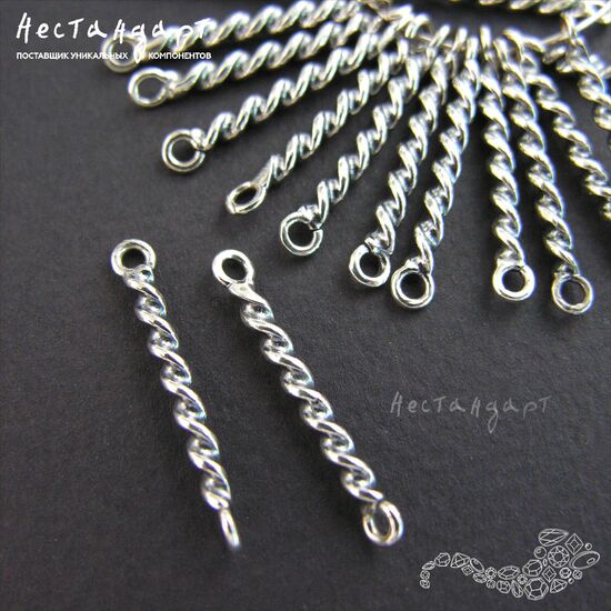 Коннектор Flexure Silver Plated 26х2 мм, изображение 4