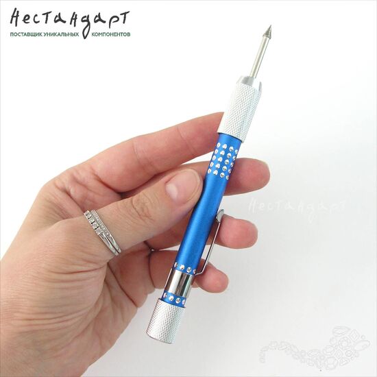 Мини-дрель ручная с набором бориков и надфилей, изображение 5