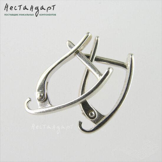 Швензы Surf Sterling Silver 16х2,5 мм (пара)