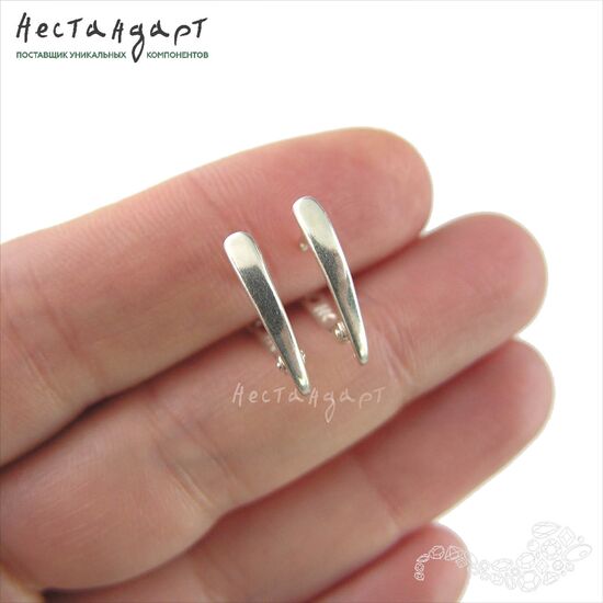 Швензы Surf Sterling Silver 16х2,5 мм (пара), изображение 2