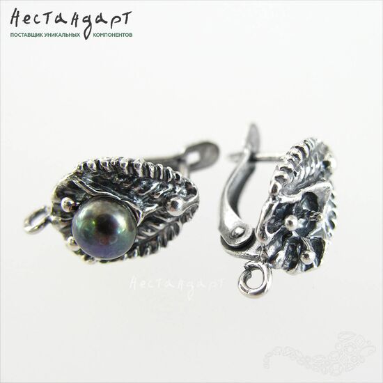 Швензы Mysterious Silver Plated 17х10 мм (пара), изображение 4