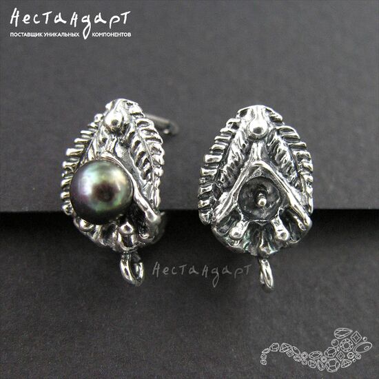 Швензы Mysterious Silver Plated 17х10 мм (пара), изображение 5