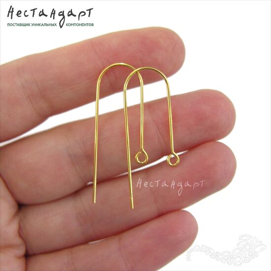 Швензы Graffetta Vermeil Sterling Silver 38 мм (пара), изображение 3