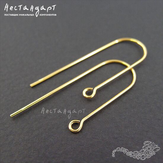 Швензы Graffetta Vermeil Sterling Silver 38 мм (пара), изображение 4