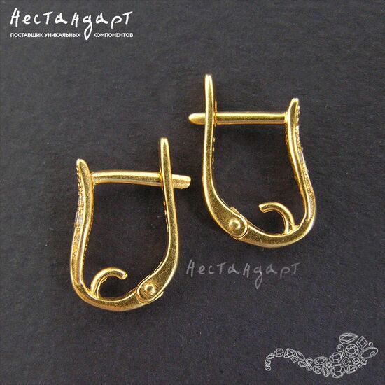 Швензы Revival Vermeil Sterling Silver 14 мм (пара), изображение 3