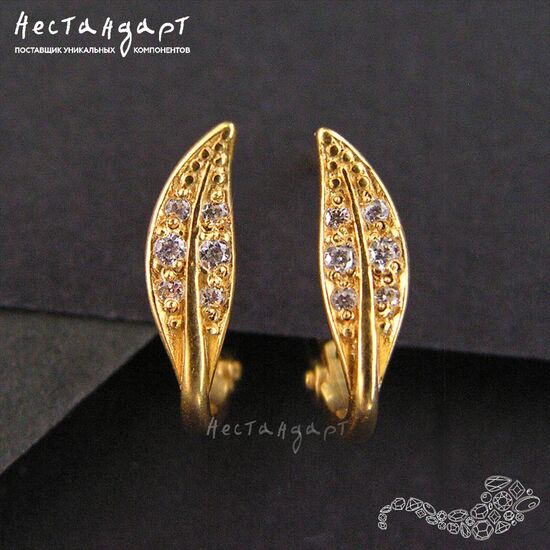 Швензы Revival Vermeil Sterling Silver 14 мм (пара), изображение 5