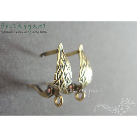 Швензы Middle-Earth Patina Bronze 17х7 мм (пара), изображение 2