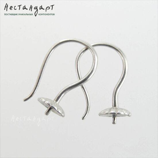 Швензы со штифтом Lantern Sterling Silver 16х9 мм (пара), изображение 4