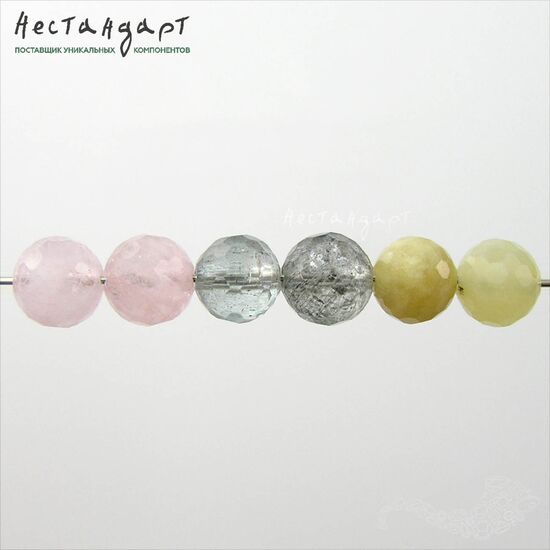 Берилл-микс натуральный 7 мм (уп. 6 шт.), изображение 4