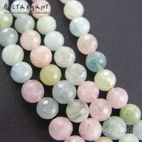 Берилл-микс натуральный 7 мм (уп. 6 шт.), изображение 5