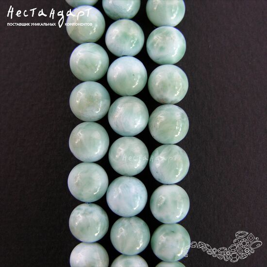 Ларимар натуральный 9 мм, изображение 6