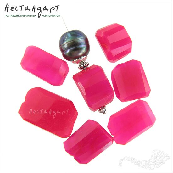 Халцедон натуральный Сyclamen free form 20х15 мм