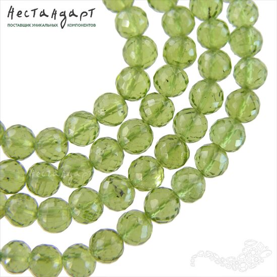 Хризолит натуральный с огранкой 5-5,5 мм, изображение 4