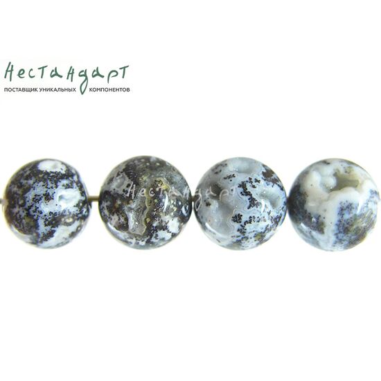 Халцедон натуральный Multi Color 8-8,5 мм (уп. 6 шт.), изображение 2