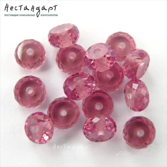 Зултанит наноситал Rondel 6х3 мм, изображение 3