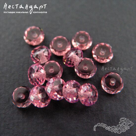 Зултанит наноситал Rondel 6х3 мм, изображение 9