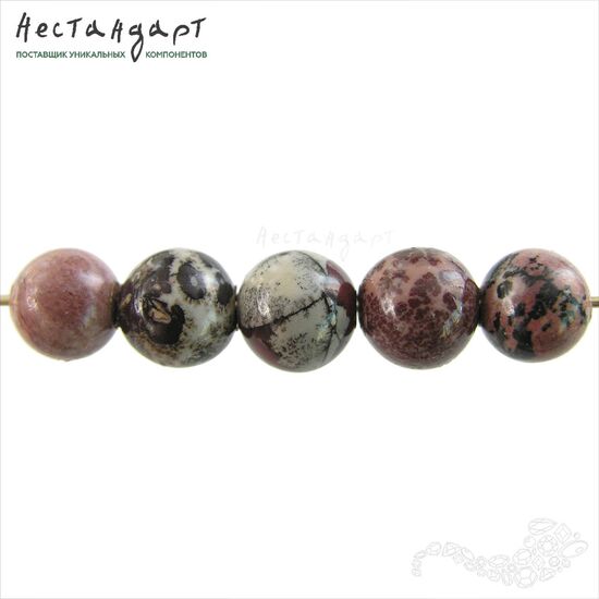 Риолит дендритовый натуральный 8-9 мм (уп. 6 шт.), изображение 2