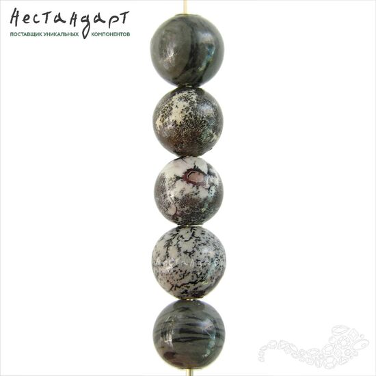 Риолит дендритовый натуральный 8-9 мм (уп. 6 шт.), изображение 4