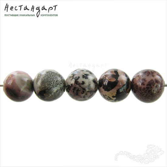 Риолит дендритовый натуральный 8-9 мм (уп. 6 шт.), изображение 6