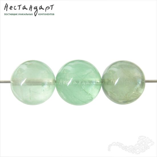 Флюорит натуральный гладкий 12 мм, изображение 5